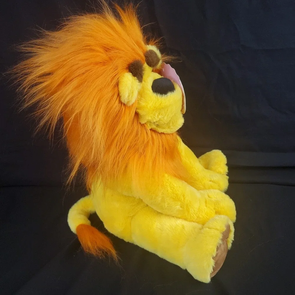 Giggle Scape Yellow Lion Plush Orange Mane  12